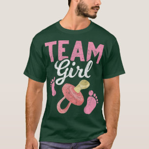 性別リビールパーティーチーム女の子の未来の親Gende Tシャツ