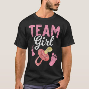 性別リビールパーティーチーム女の子の未来の親Gende Tシャツ