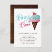 性別リビールブックのベビー挿入 招待状 (正面/裏面)