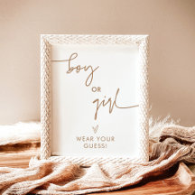 性別リビール衣服あなたの推測ゲームサイン、ニュートラル