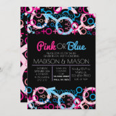 性別不明の性別明示招待状招待状 招待状 (正面/裏面)