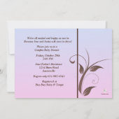 性別不明 - フォト ベビーシャワー 招待状 (裏面)