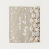 性別問わず楽しめる羊の赤ちゃんのお祝い タペストリー (正面)