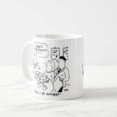 性別変更クリニックの漫画 コーヒーマグカップ (正面左)