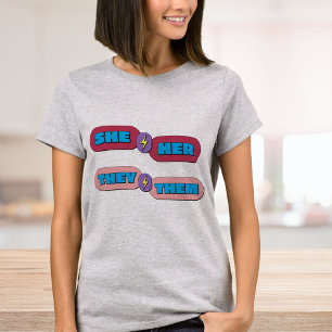 性別宣告を受ける Tシャツ