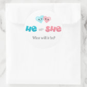 性別彼と彼女がどうなるかを明らかにする ラウンドシール (バッグ)