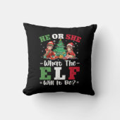 性別彼または彼女が何の小妖精や小人であるかを明らかにする クッション (正面)