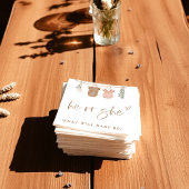 性別彼または彼女のナプキンを明らかにする |中立的なリビール スタンダードランチョンナプキン