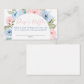 性別発表アーチおむつくじ封入カード エンクロージャーカード (正面/裏面)