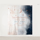 性別発表バックドロップ、Twinkle Little Star バナー タペストリー (正面)