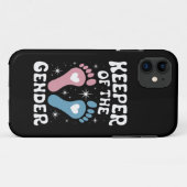 性別発表パーティーの守護者 男の子 女の子 ファミリー Case-Mate iPhoneケース (裏面(横))