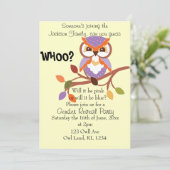 性別発表パーティー招待状 招待状 (スタンド正面)