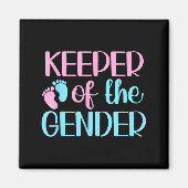 性別発表妊娠ジェンダーキーパー マグネット (正面)