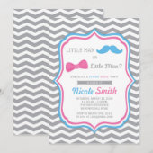 性別発表招待状 / 性別発表招待 招待状 (正面/裏面)