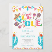 性別発表 メキシカンフィエスタ 彼か彼女か 招待状 (正面)