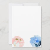 性別発表 男の子？女の子？ 招待状 (裏面)