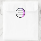 性別表現を尊重する ラウンドシール (バッグ)