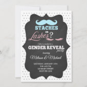 性別表示の招待状 招待状 (正面)