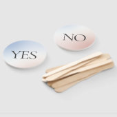 性別表示パーティーグラデーションYesNoクイズゲーム ハンドファン (組立なし)