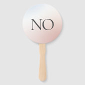 性別表示パーティーグラデーションYesNoクイズゲーム ハンドファン (裏面)