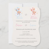 性別表示招待状 招待状 (正面)