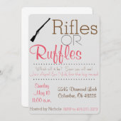 性別表示招待状 招待状 (正面/裏面)