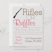 性別表示招待状 招待状 (正面)