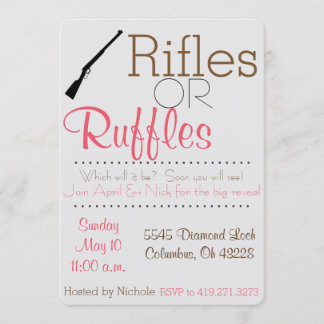 性別表示招待状 招待状