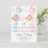 性別表示招待状 招待状 (スタンド正面)