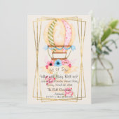 性別開示パーティの招待状 招待状 (スタンド正面)