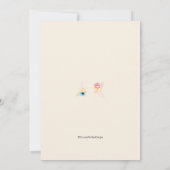 性別開示パーティの招待状 招待状 (裏面)