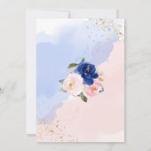 性別開示パーティの招待状 招待状 (裏面)