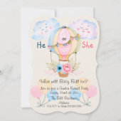 性別開示パーティー 招待状 (正面)