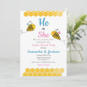 性別開示招待状 招待状 (スタンド正面)