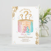 性別開示招待状 招待状 (スタンド正面)