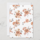 性別Reveal Pumpkin招待状、秋He or She 招待状 (裏面)