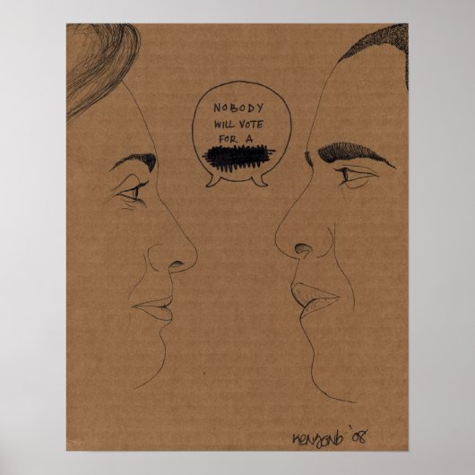 性差別と人種差別 ポスター (正面)