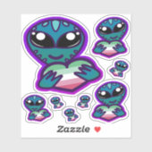 性差別と誇りを持ったエイリアンのシール シール (シート)