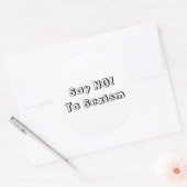 性差別にノーと言う ラウンドシール (封筒)