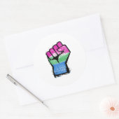 性暴力行為 ラウンドシール (封筒)