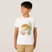 性格の小さなパフ Tシャツ (正面フル)