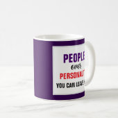 性格を超えたトランプの国 コーヒーマグカップ (正面右)