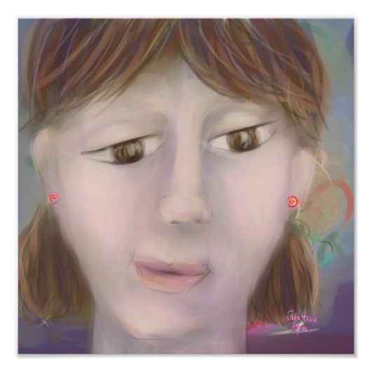 性格ポートレート12x12限定版6月9日 フォトプリント (正面)