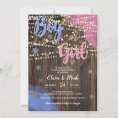 性素朴別表示パーティの招待状。彼女か彼？ 招待状 (正面)