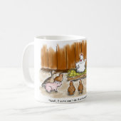 性能の心配 コーヒーマグカップ (正面左)