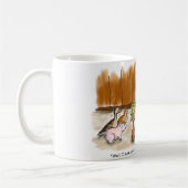 性能の心配 コーヒーマグカップ (左)