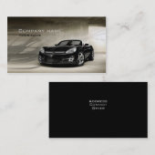 性能の自動車売上高およびサービス業カード 名刺 (正面/裏面)