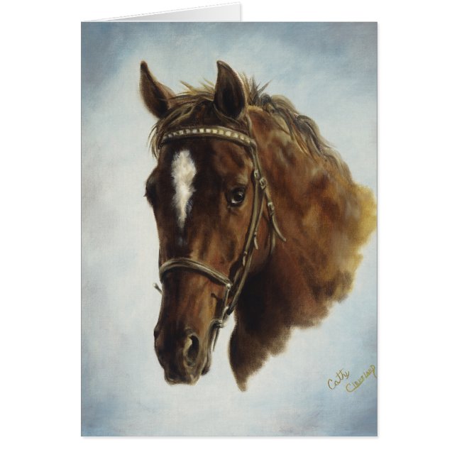 性能の馬カード (正面)