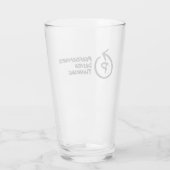 性能駆動考えの飲用ガラス タンブラーグラス (裏面)