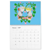 性質で最もかわいい月例カレンダー カレンダー (2月 2027)